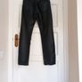 Black Leather Trousers 32" M/F Image 4