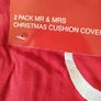 2 pack Christmas Cushion Covers Image 4