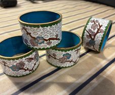 Set of four Napkin Rings