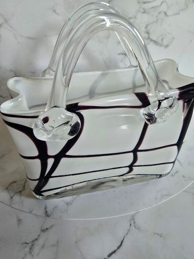 Glass Art Nouveau Handbag