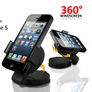 360 Degrees Rotating Windshield Car Mount Holder for iPhone 5 Image 4