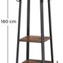 Coat Stand Coat Rack with 3 Shelves Hooks - Free Delivery Nationwide Image 6