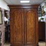 Victorian Mahogany Double Wardrobe Image 2