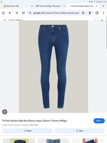 Tommy Hilfiger - Harlem High Rise Skinny Jeans - Blue - W27 L30 - RRP 100