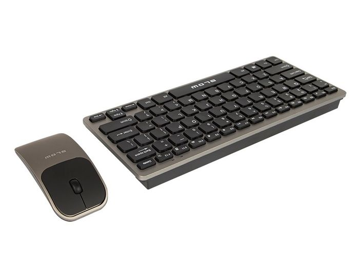 New Slim USB 2.4 GHz Wireless PC Computer Office 78 Keyboard Mouse Set # 1501