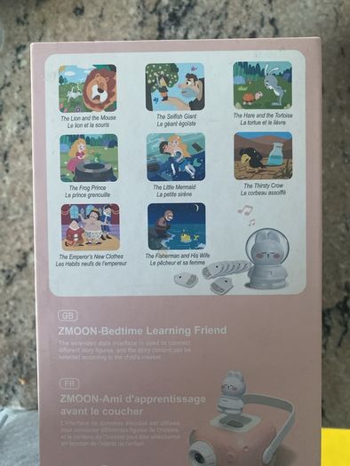 Zzzmoon kids story time projector