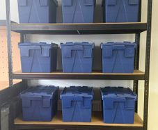 Deal on shelving & storage boxes