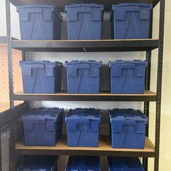 Deal on shelving & storage boxes