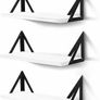 Wall Mounted Floating Shelves Set of 3, 42cm x 15cm x 10.5cm Storage Bookshelf for Living Room Office Bedroom Bathroom Kitchen Display Rustic Wood with Metal Bracket (MULTIPLE STYLES, COLOURS) Image 5