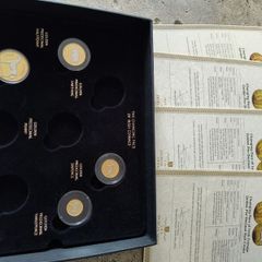 Irish collection coin box+ 4 coins