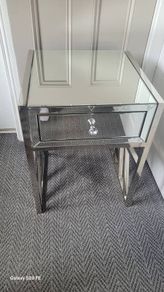mirror side table