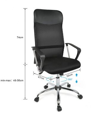 BRAND NEW Simple Mesh Backrest Office Chair Ergonomically 360 Rotating and Lifting Computers Game Gaming Chair Backrest Office Furniture