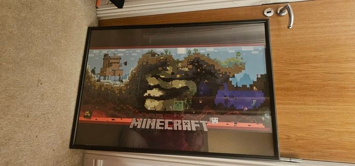 poster in frame Minecraft