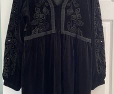 Black Velvet Dress size 12-14