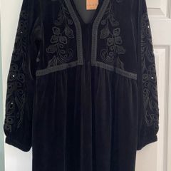 Black Velvet Dress size 12-14