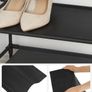 10-Tier Shoe Rack, Shoe Stand, Space-Saving Shoe Storage, 45 x 28 x 173 cm, Metal Frame, Non-Woven Fabric Shelves, for Hallway, Bedroom, Black Image 6