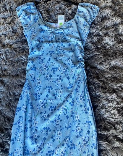 Blue dress