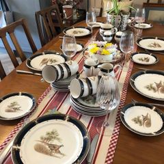 MINT UNUSED 34 Pc Vintage Noritake Keltcraft Tranquil Glen 9188 China Dinner Service Made in Ireland