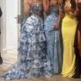 Danis closet blue and white floral maxi dress Image 4