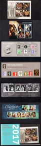 2017 Great Britain Royal Mail Miniature Sheets Pack with all miniature sheets issue in the year Mint Never Hinged (MNH)