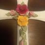 Old Country Rose Royal Albert Cross Image 3