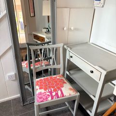 Vintage chair & console & mirror