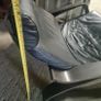 Black Leather Rocking Armchair Image 3