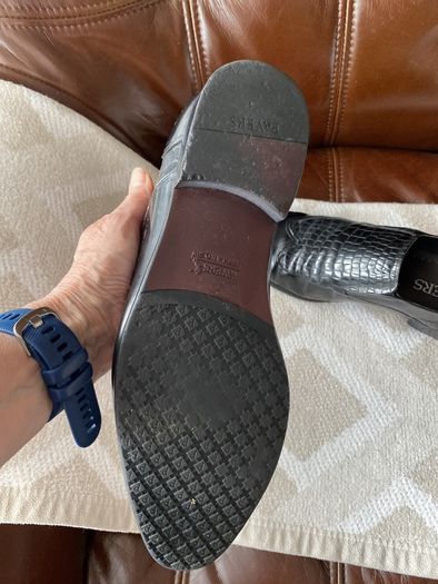 black mens Slip on shoes