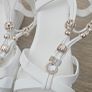 White Wedges Size 4 Brand new Image 3