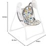 Baby swing - Graco Baby Delight Swing with 2 swing speeds, compact fold and lightweight at only 4.67kg, for rest for Play, Suitable from birth to approx. 6 months (0-9kg) Image 2