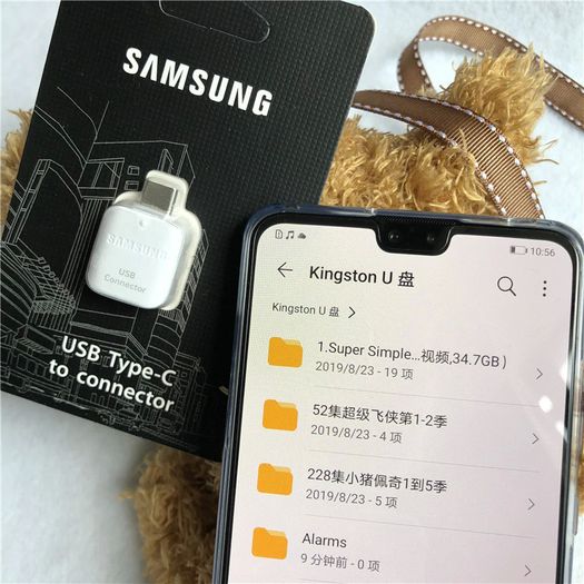 Genuine Samsung OTG USB-C (Male) to USB-A (Female) QC 3.0-2.0 Charger & Sync Convertor Adapter (Brand New/Warranty)