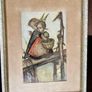4 Vintage Original Framed Hummel Print Postcards Image 5