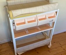 Babylo Baby Changing Station with Built-In Bath | Space Saving & Handy