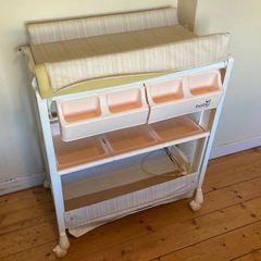 Babylo Baby Changing Station with Built-In Bath | Space Saving & Handy