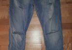 Man's  Jeans With Rips on Knees Size 34 / 32