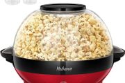 Popcorn Maker Machine, 5L Popcorn Popper, Nonstick Plate, Electric Stirring with Quick-Heat Technology, Cool Touch Handles, Healthy Less Fat (FREE POSTAGE)