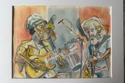 Painting - Watercolour - Dead &amp; Company