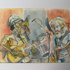 Painting - Watercolour - Dead & Company