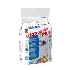 2 bags of Mapei Ultracolour Plus White Wall & floor tile Grout, 5kg