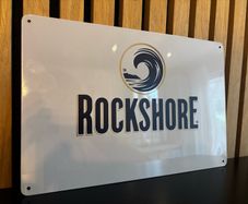 Rockshore Tin Metal Sign