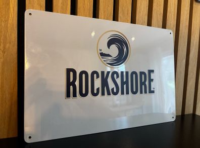 Rockshore Tin Metal Sign
