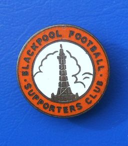 Blackpool Football Supporters Club (Blackpool FC) - supporter's badge (c.1970's)
