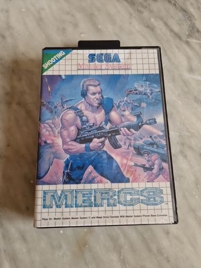 Mercs Sega Master System Arcade Retro Games Original