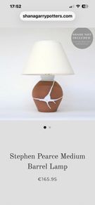Stephen Pearce Medium Barrel Lamp