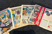 5 Marvel Uk Transformers comics with no covers and loads of loose pages