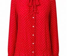 Red Gant Pilka Dot Blouse