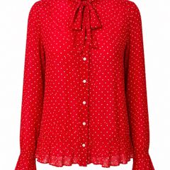 Red Gant Pilka Dot Blouse