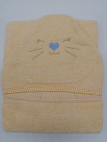 Baby Bath Towel Yellow