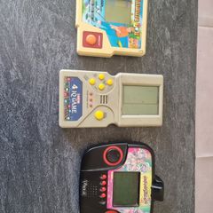 Vintage handheld games systems Tiger and Go