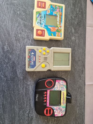Vintage handheld games systems Tiger and Go